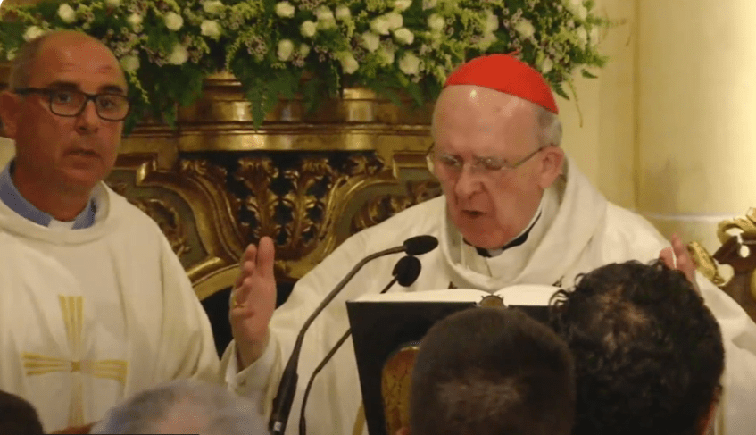 Santa Misa en la Festividad de Nuestra Señora del Carmen Patrona de Salinas (Principado de Asturias), Presidida por su Eminencia el Cardenal Carlos Osoro